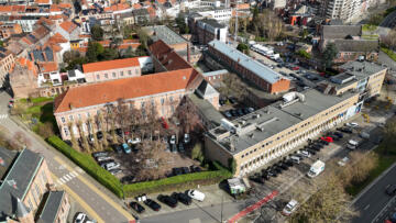 Zicht vanaf kruispunt west